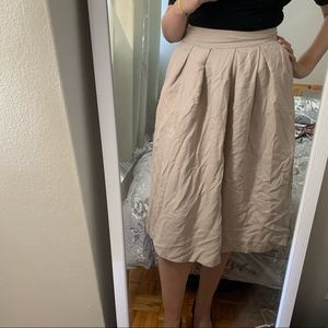 Wilfred Pleated Midi skirt